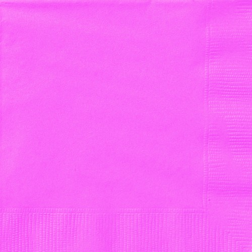  PAQ.20/U SERVILLETA FUCSIA 25CM