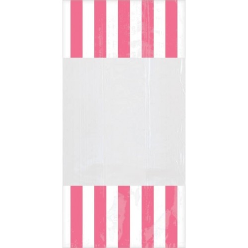 PAQ.10/U BOLSA CELO RAYA ROSA 27,3X8,3CM