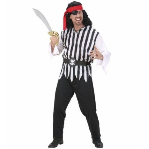 DISFRAZ T-M PIRATA CAMISA RAYAS