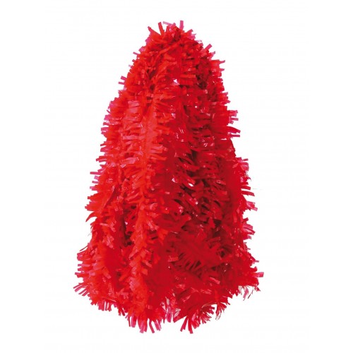   25 COLLARES PLASTICO ROJO