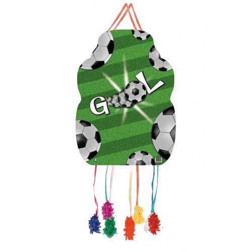   PIÑATA PERFIL FUTBOL GOOL 33X46CM
