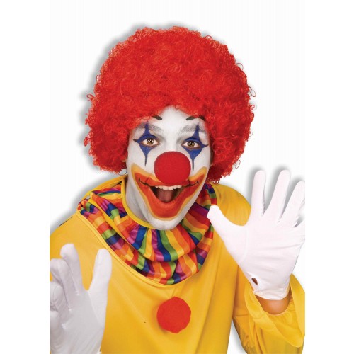   PELUCA CORTA PAYASO ROJA