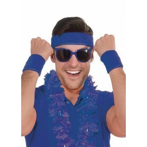 COLLAR HAWAIANO COLOR AZUL