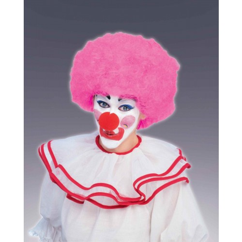 PELUCA CORTA PAYASO ROSA