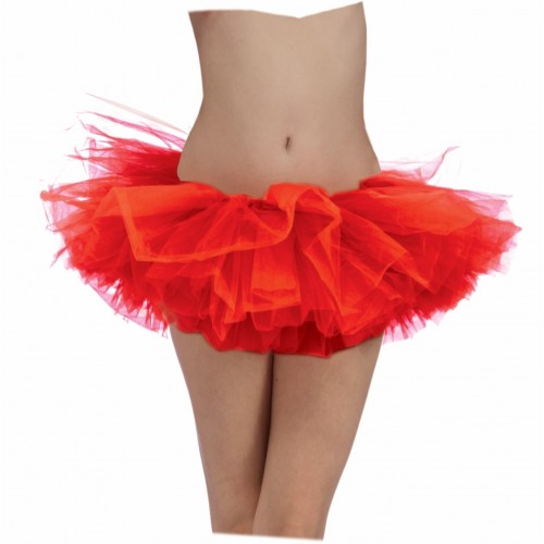   TUTU ADULTO CORTO COLOR ROJO