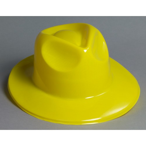   SOMBRERO FEDORA PLST COLOR AMARILLO
