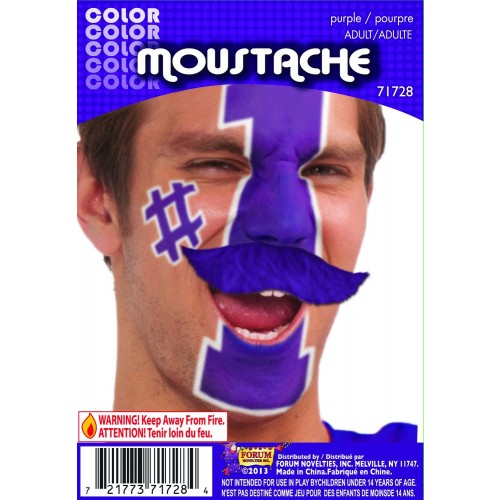   BIGOTE COLOR VIOLETA