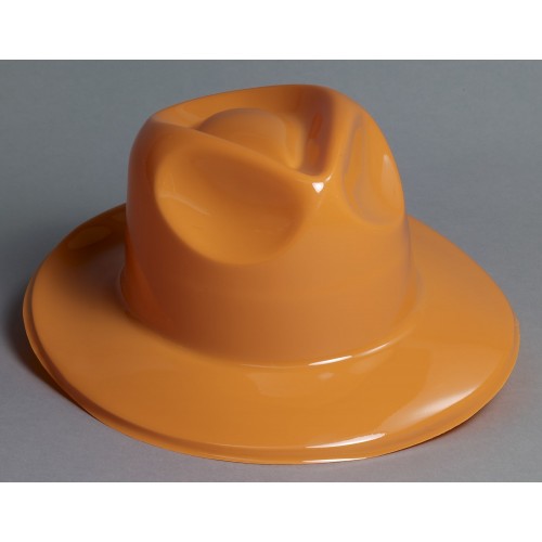   SOMBRERO FEDORA PLST COLOR NARANJA