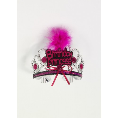 TIARA FUCSIA BIRTHDAY PRINCESS