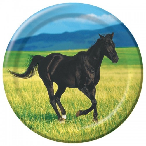 PAQ.8/U PLATOS CABALLOS 17,4CM