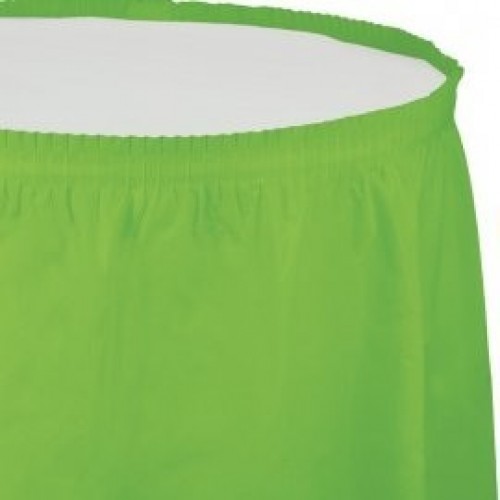   FALDA MESA PL VERDE LIMA 73X426CM