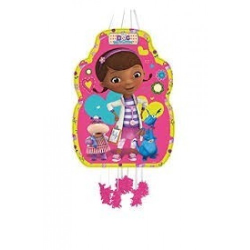 $D PIÑATA PERFIL DOCTORA JUGUETES 33X46