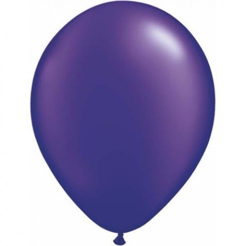   25 GLOBO 11" LATEX PERLADO VIOLETA