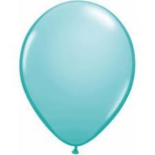  100 GLOBO 11" LATEX  AZUL CARIBE