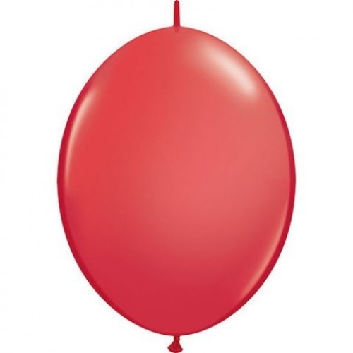 $E   50 GLOBOS 12" QUICKLINK  ROJO