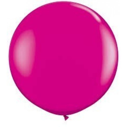2 GLOBOS JUMBO 3FT FUCSIA BERR 95CM