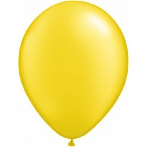 $ D   25 GLOBO 11" LATEX PER AMARILLO