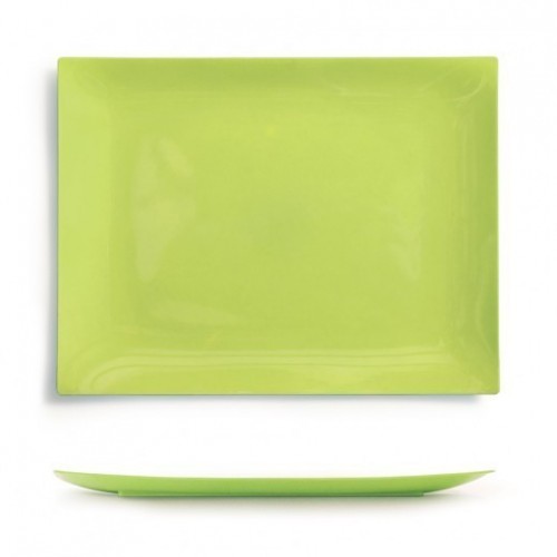 $D 10/U PLATO RECT.17,7X14,3  VERDE