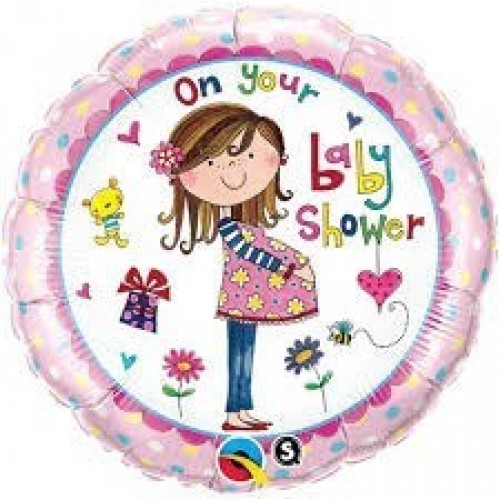 GLOBO 18" FOIL BABY SHOWER