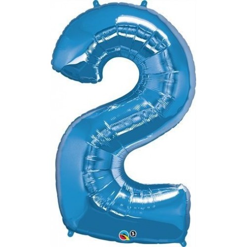   GLOBO 34" FOIL FORMA N2  AZUL