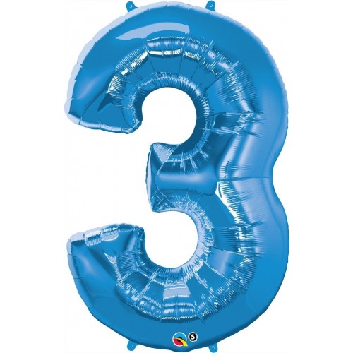   GLOBO 44" FOIL FORMA N3  AZUL