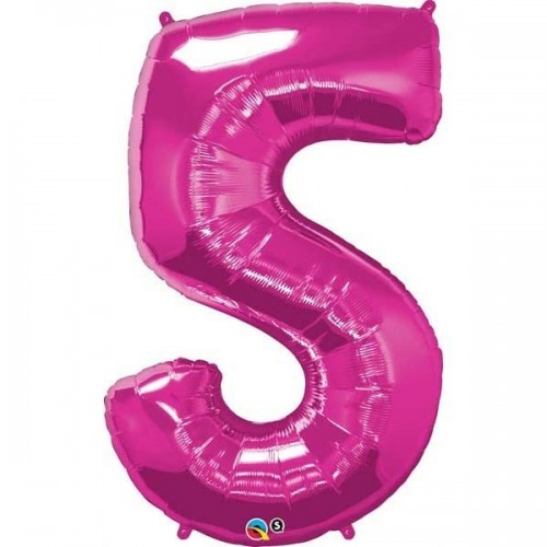   GLOBO 34" FOIL FORMA N5  FUCSIA