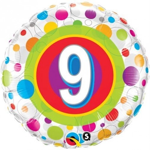 $D GLOBO 18" FOIL TOPOS MULTI N9