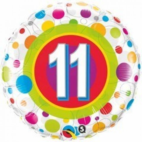 $D GLOBO18" FOIL REDONDO TOPO MULTI N11