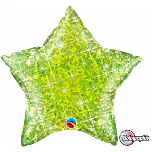 $D GLOBO 20" FOIL ESTRELLA HOLOG.LIMA