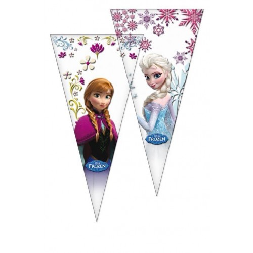 $D   BOLSA CONO FROZEN 20X40CM