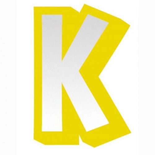 $D LETRAS ADHESIVAS K