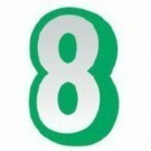 $D NUMEROS ADHESIVOS 8