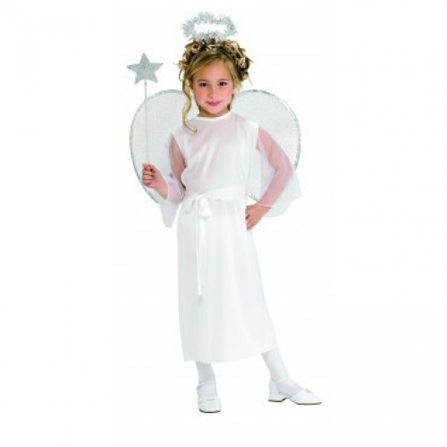 DISFRAZ 5A7 AÑOS ANGEL BLANCO