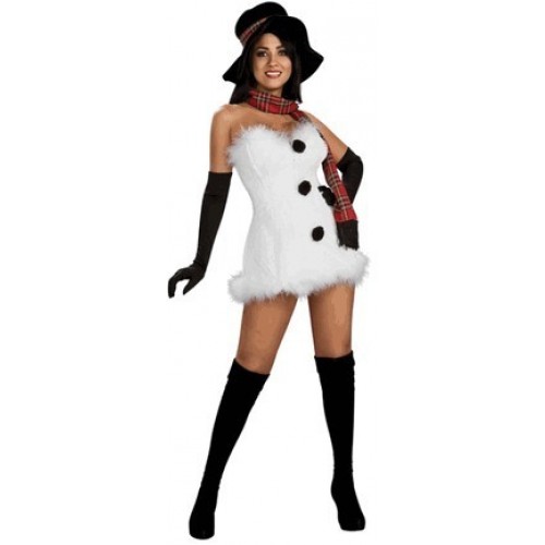  SW DISFRAZ T-M CHICA MUÑECO NIEVE