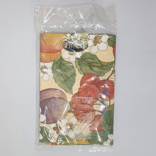 MANTEL FRUTA MELOCOTON 84X84CM