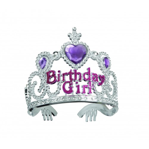 DIADEMA TIARA CORAZON BIRTHDAY GIRL