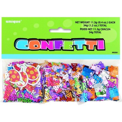 PAQ.CONFETI TRIPLE PARTY MULTICOLOR 34GR
