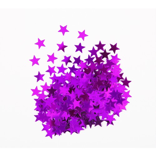  CONFETI FORMA ESTRELLA FUCSI 14,17G