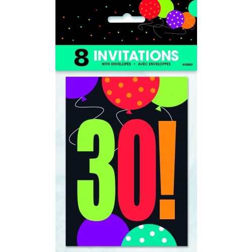 PAQ.8/U INVITACIONES BIRTHDAY N30