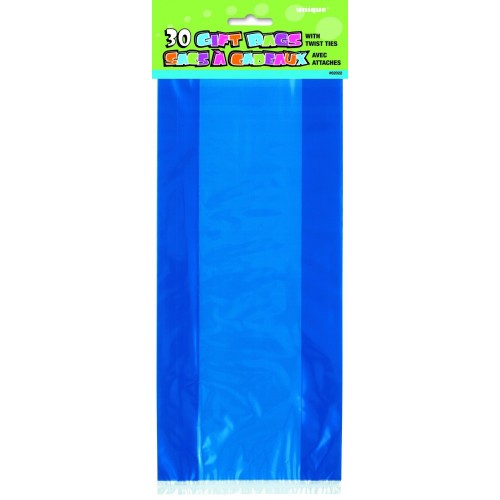   .30/U BOLSA CELOFAN AZUL 13X29CM