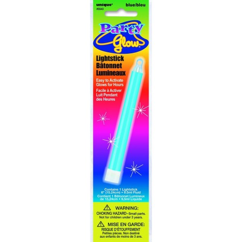 PAQ.1/U COLGANTE NEON AZUL 15,24CM