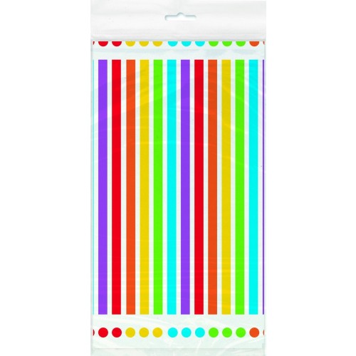  MANTEL PLASTICO ARCO IRIS 137X213CM
