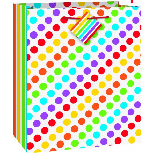  BOLSA REGALO ARCO IRIS 18X23CM