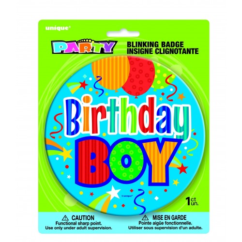 CONDECORACION JUMBO BIRTHDAY BOY C/LUZ