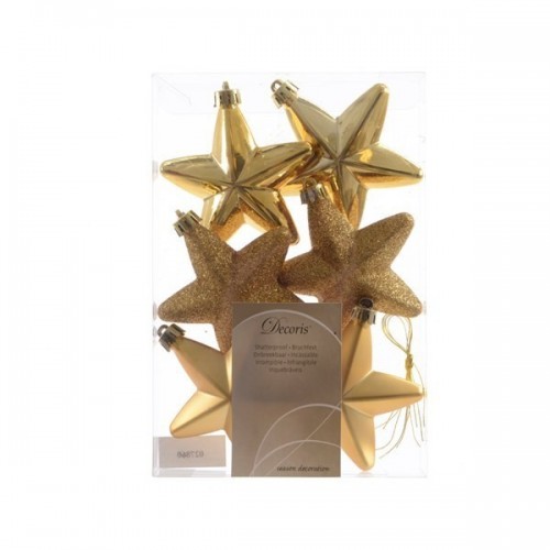 6/U ESTRELLA MIXTA ORO 7,5CM