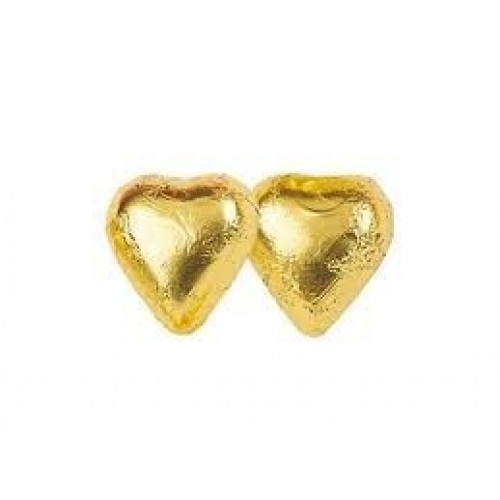 E/10 BOMBONES CORAZON CHOCOLATE ORO