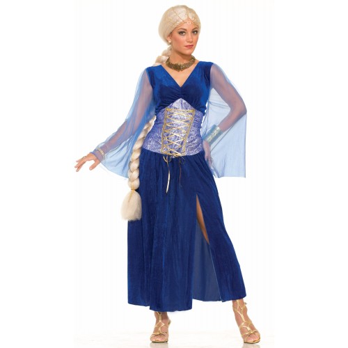  DISFRAZ T-L VESTIDO ZAFIRO MEDIEVAL