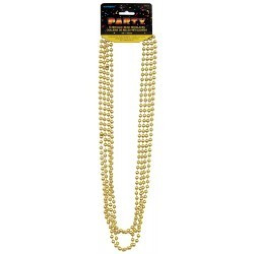   6 COLLAR MINI BOLA COLOR ORO