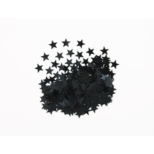 PAQ.CONFETI FORMA ESTRELLA NEGRA 14,17G
