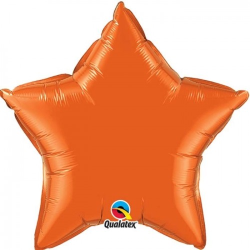   GLOBO 20" FOIL ESTRELLA NARANJA